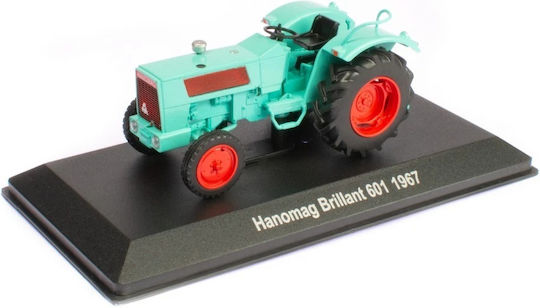 Hanomag Brillant 601 Tractor Model 1967 1:43 Blue Metal Replica
