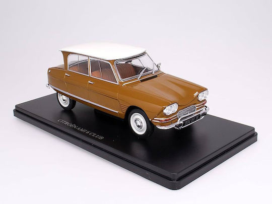Citroen Ami 6 Club Cognac 1967 Model Metal Die-cast Replica 1:24