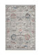 Klonaras Aurora Kls 13 Non-slip Rectangular Summer Cotton Living Room Rug with Fringes 80x140cm