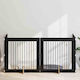 vidaXL Metallic Dog Divider in Black Colour 100...