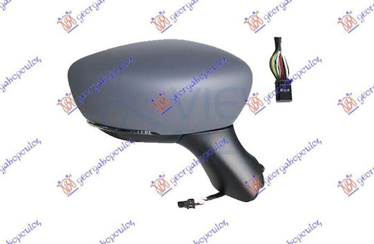 Carro Electric Heated Electric Folding Painted Mirror with Signal & Sensor 11 Pin A Quality Convex Glass Suitable for Renault Clio Iv 2013-2016 Bh Kh 963011136r Right 1 Pc