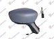 Carro Electric Heated Electric Folding Painted Car Side Mirror with Signal Sensor and Blis 12 Pin A Quality Convex Glass Suitable for Renault Clio Iv 2013-2016 Bh Kh 963018590r Right 1 Pc