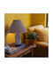 Oxygen Glass Table Lamp for E27 Fitting with Yellow Shade and Base