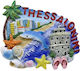 Tourist Souvenir Decorative Magnets Set 12 Pieces Thessaloniki 678146