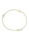 Ortaxidis Women's Bracelet with Eye Design in 9K Gold