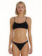 Set Bikini Cu Burete Detașabil Negru
