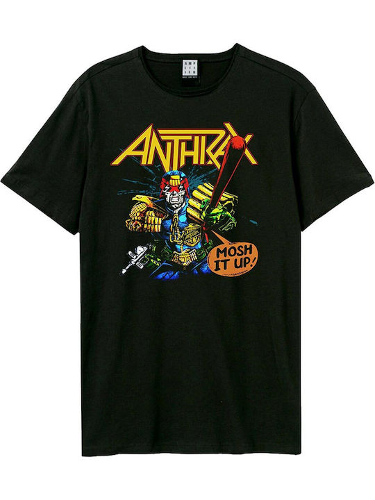 Amplified Anthrax I Am Law T-shirt Black Unisex Zav210k09-blk