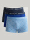 Ανδρικά Μποξεράκια Silver Lake Blue με Σχέδια 3Pack