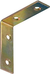 Γωνία Ραφιού από Μέταλλο σε Χρυσό Χρώμα 60x60mm 4τμχ Γωνία Ραφιού από Μέταλλο σε Χρυσό Χρώμα 60x60mm 4τμχ