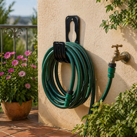 Heavy Duty Plastic Wall-Mounted Garden Hose Hanger Support