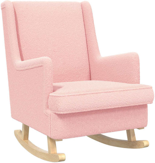 Rocking Armchair Pink 62x80x85cm