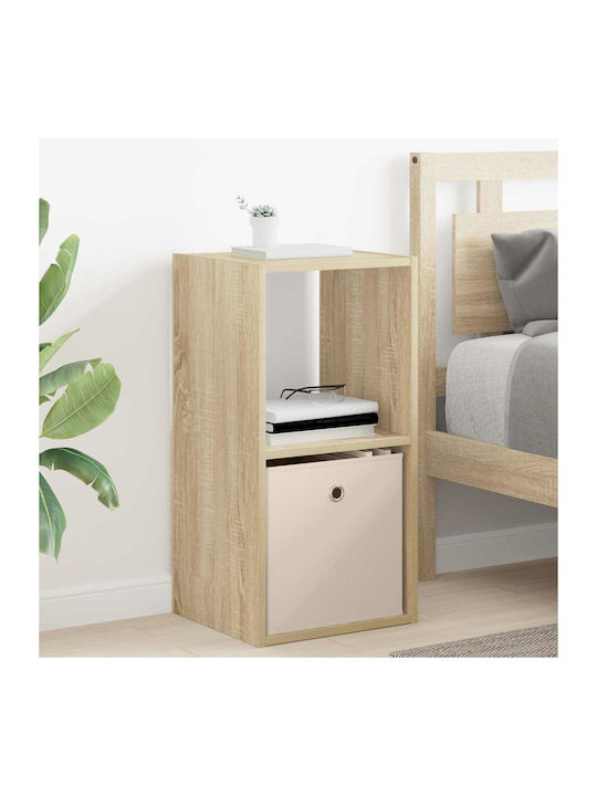 Brown Wooden Bedside Table 35x32x68.5cm