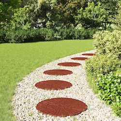 Step Stone 6 Pcs Red Ø 45 X 1.8 Cm Rubber 42030075 Red