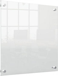 Kleine Trockenabwischbare Tafel Aus Transparentem Acryl Wandmontage 450 X 450 Mm