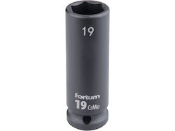 Impact Biți Cu Cap Hexagonal 1/2" 19 Mm Fortum 4703219 Crmov L 78 Mm