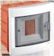 Panou Electric Încastrat 4 Module Viko By Panasonic Ușă Transparentă