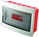 Built-in Apartment Panel 12 Modules Viko By Panasonic Transparent Door