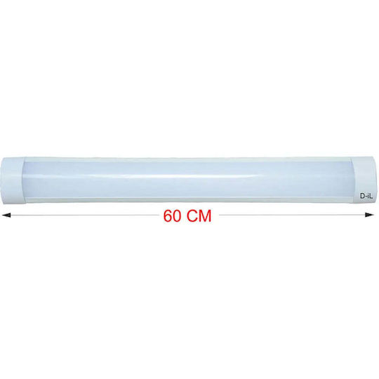 D-IL LED Линейно Осветително Тяло За Таван 18W Неутрално Бяло IP20 60см