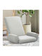 Vielseitiger Sitzsack Pouf Offenes Grau 68x51x56cm