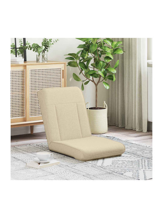 Vielseitiger Sitzsack Pouf Sessel Crem 50x73x60cm