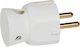 Plug 2p+t 16a 250v 90 Legrand White