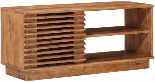 TV Stand Metal & Natural Wood L90xW30xH40cm