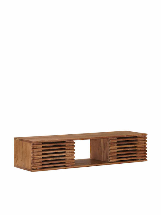TV Stand Metal & Natural Wood L105xW30xH22.5cm