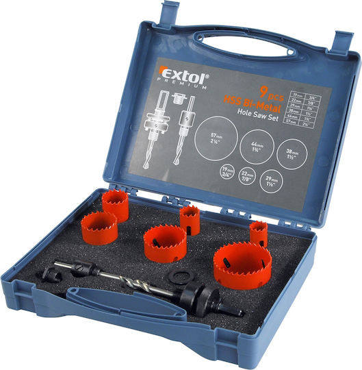 Extol Ferăstrău De Găurit HSS Tăiere Uscată Cu Diametru De La 19mm Până La 38mm Pentru Masa De Biliard Din Lemn Metal Găuri În Zidărie Și Plastic