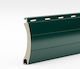 Set 5 Aluminum Slats 39 Mm Green 1m