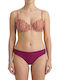 Plus Size Women's Swimsuit Bikini Underwire Boho Flexfit Burgundy