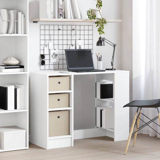 Wooden Desk White 100x40x75cm