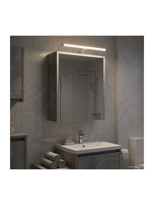 vidaXL Rectangular Bathroom Mirror Led with Cab...