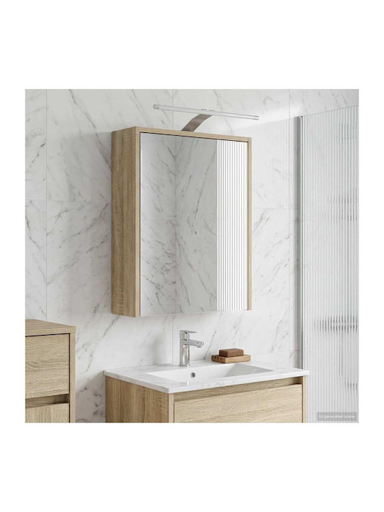 vidaXL Rectangular Bathroom Mirror Led with Cab...