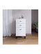 Kommode Schlafzimmer Holz Weiß 39x35x78cm