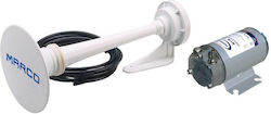 Marco Horn 460cm White Tash 12v