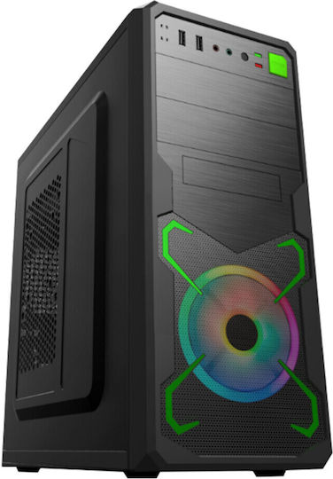 Omega HG XTREME Gaming Midi Tower Computer Case with Side Window Black