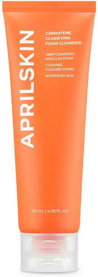 Aprilskin Clarifying Cleansing Foam Carotene 120 Ml