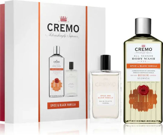 Cremo Set Cadou Spice & Black Vanilla Bărbați
