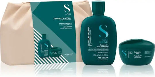 Alfaparf Milano Semi Di Lino Reconstruction Duo Kit 2 Pcs Damaged Hair Gift Set