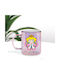 Glass Pink Mug 325ml