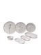 Hermia White Porcelain Dinnerware Set 27pcs