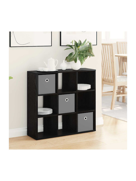 Cabinet De Pardoseală Negru Stejar 73.5x24x69.5cm