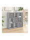 Wooden Storage Drawers with 3 Drawers M88.5xW29xH84.5cm