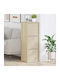 Wooden Storage Cabinet with 3 Drawers M35xW32xH99.5cm