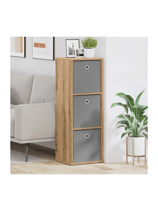 Wooden Storage Drawers with 3 Drawers M35xW32xH99.5cm