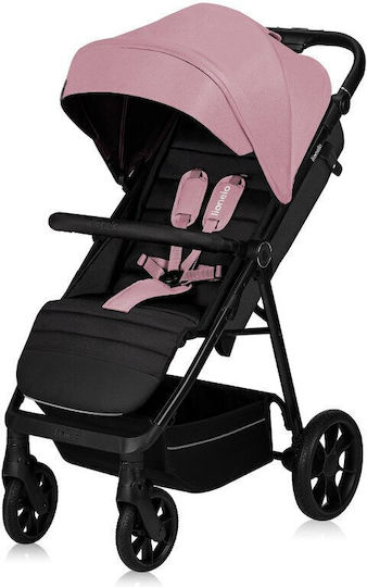 Lionelo Mira Cărucior Cu Umbrelă Potrivit De La 6+ Luni Roz 10kg
