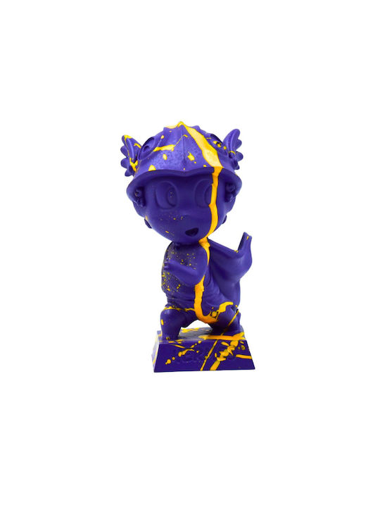Ichor Studio Decorative Statuette Made of Plastic Hermes FS07-Royal Purple Yellow 15cm