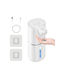 Wall Mounted Foam Dispenser Plastic Automatic White 380ml