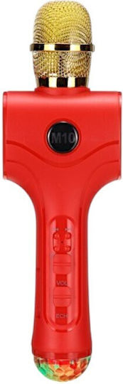 Kabelloses Karaoke-Mikrofon M10 961867 961867 Rotes