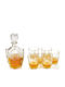 Bormioli Rocco Whiskey Serving Decanter with Stopper and Glasses 780ml
